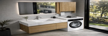 Hospitality restroom considerations for wall-mounted sinks